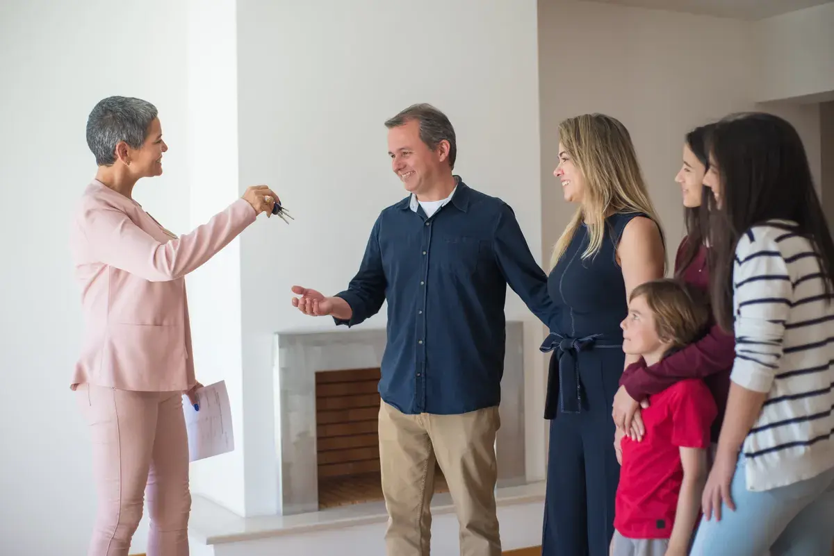 Family just got their first residential mortgage