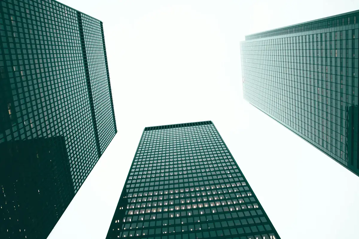 Photography of bank building